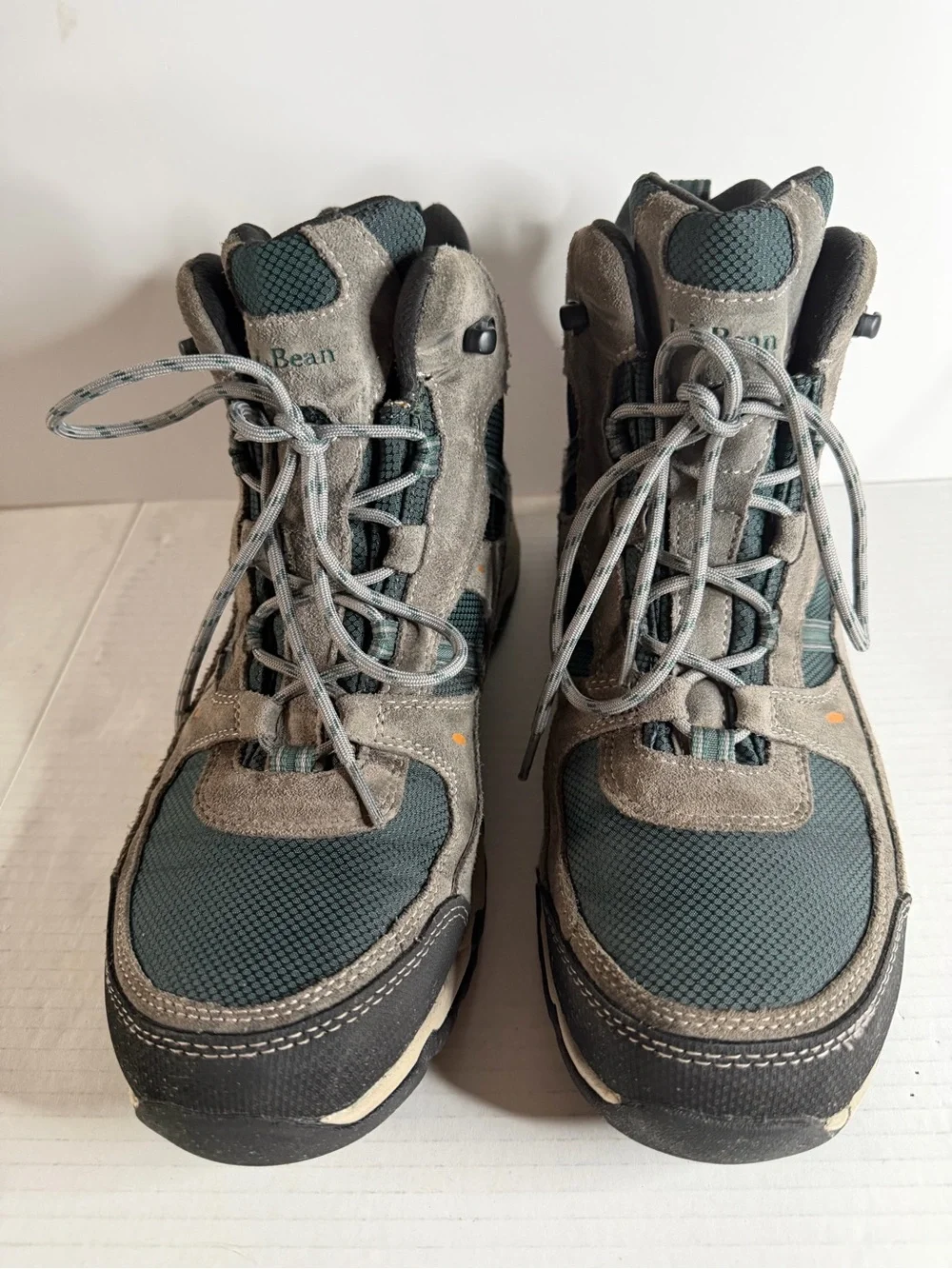 LL Bean Trail Hiking Boots Mens 11.5 M Gray Green TEK 2.5 Waterproof TEK 2.5